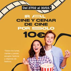 Cine + Cena por sólo 10€ :: Nassica