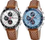 Reloj LOTUS Chrono con correa de cuero