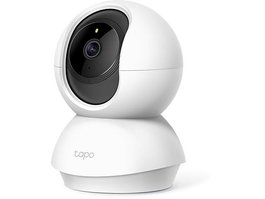 Cámara de vigilancia IP - TP-Link Tapo TC70, 1080p, Full HD, Visión nocturna, Seguimiento movimiento, 360°