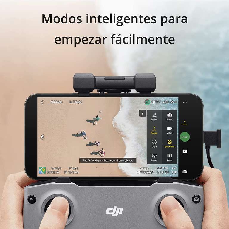 Dron mini con cámara DJI Mini 2 SE // Combo Fly More por 391 € - También en Amazon