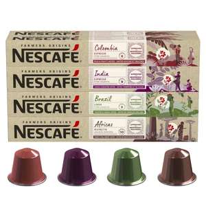 Nescafé cápsulas de café, 4 Variantes, 80 Cápsulas, 8x10 (desde 0,239 € / capsula)