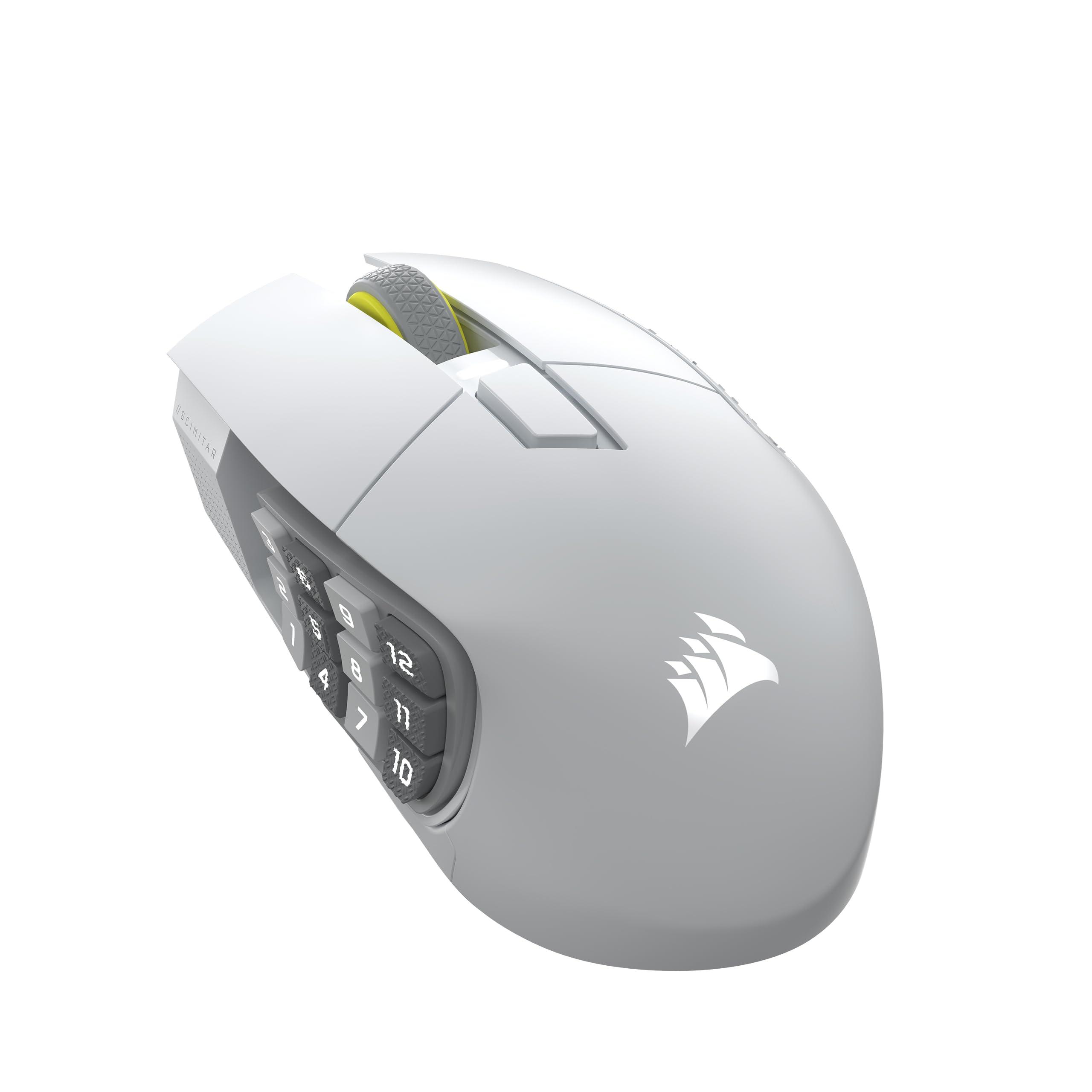 Corsair Scimitar Elite Wireless SE MMO Ratón para Juegos – 33,000 dpi, 16 Botones Programables, Key Slider Ajustable, Virtual Stream Deck