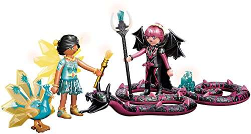 Playmobil Crystal Fairy y Bat Fairy con animales del alma (70803)