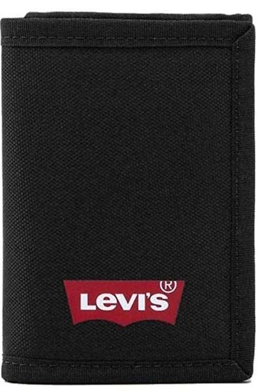 Cartera Levi's Batwing Trifold Wallet color negro