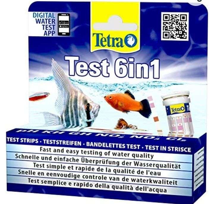 Tetra Test 6in1- Prueba de agua para controlar los seis valores más importantes del agua en un solo paso
