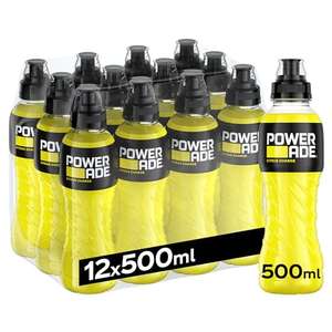 Pack de 12 Powerade Citrus Charge (también en naranja)- Bebida isotónica refrescante deportiva sabor cítrico - Botella 500 ml