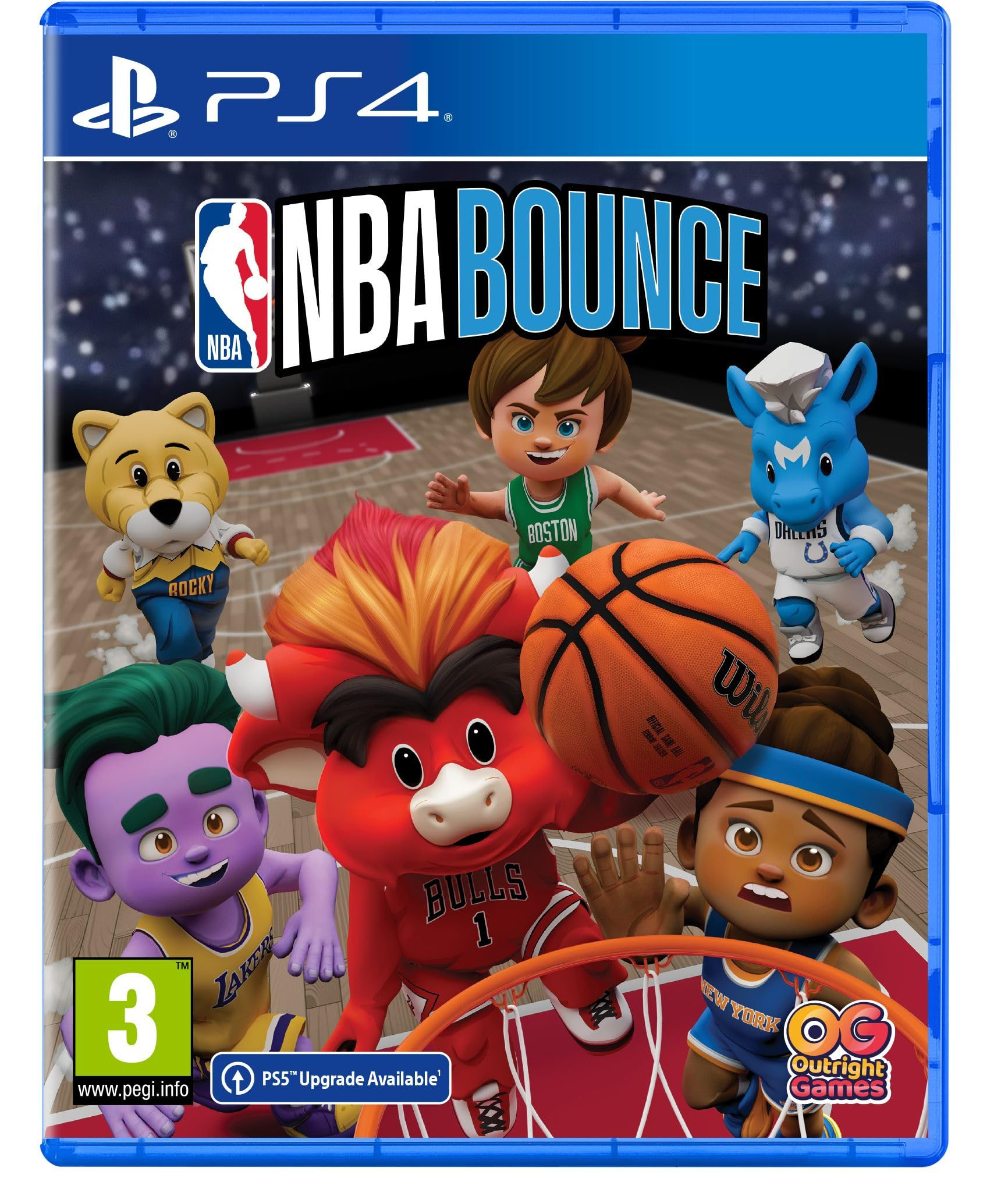Juego NBA Bounce PS4 (Baloncesto arcade frenético, mates espectaculares, licencias NBA, multijugador local y online, en Amazon)