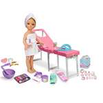 Nancy - Un día de spa, muñeca con toalla y tumbona de spa, Famosa