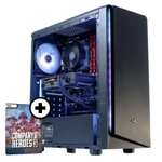 PC Gamer: Nvidia GeForce RTX3060 , Ryzen 5 5500, NVME 500 GB, 16 GB PC-3200, be quiet! 550 W (80+), MSI A520M-A PRO, AMD A520, Juego Gratis