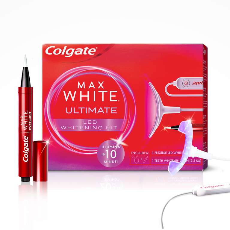 Colgate Max White Ultimate at Home LED Teeth whitening kit