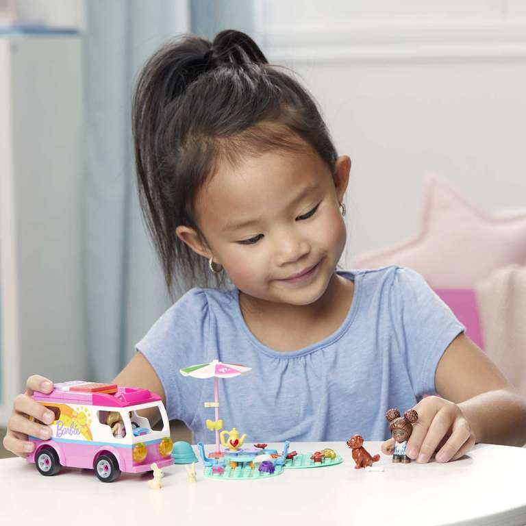 Mega Construx Barbie Supercaravana de aventuras (2€ de reembolso después de 30 dias)