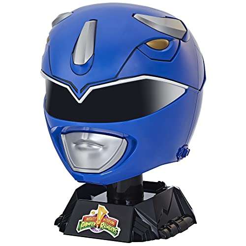 Power Rangers Lightning Collection - Casco de coleccionista premium del Ranger Azul