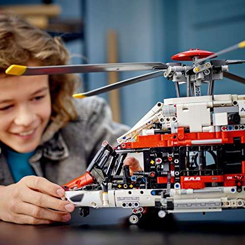 LEGO 42145 Technic Helicóptero de Rescate Airbus H175, Maqueta para Construir, con Rotores Giratorios (cupon de 16€)