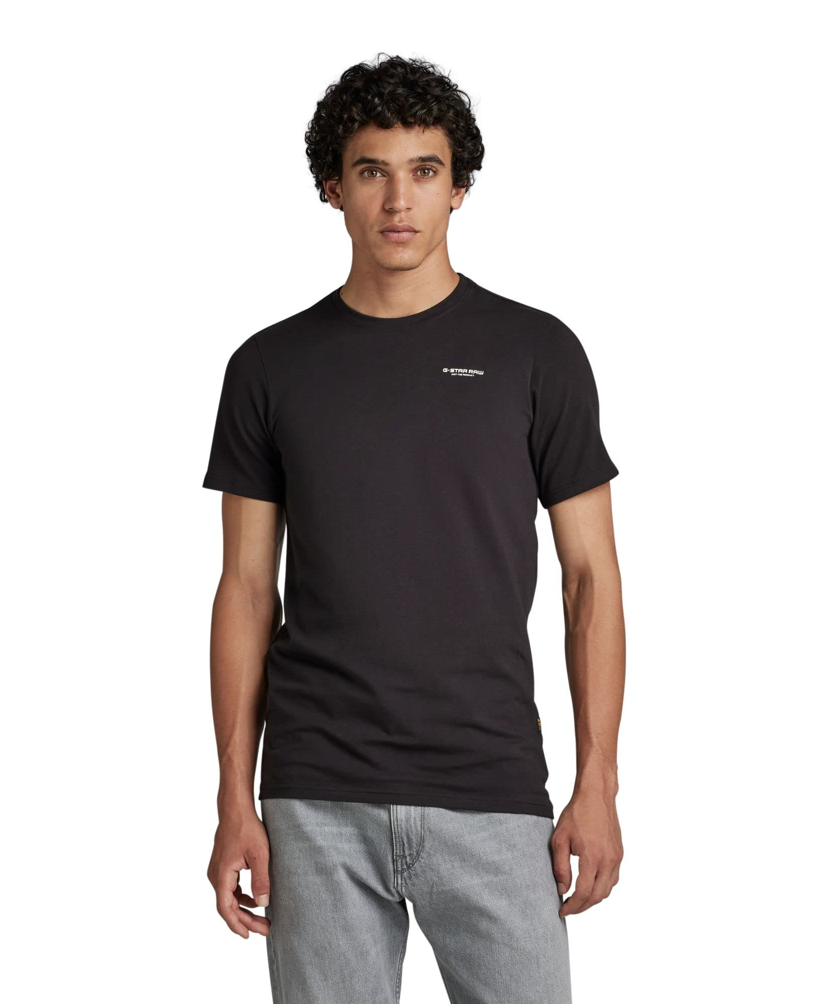 G-Star Slim Base T-Shirt Camiseta Hombre (Pack de 1).Tallas XXL a XXL.