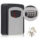 Caja de Seguridad para Llaves IMURZ con Contraseña de 4 dígitos para Uso en el Hogar, la Oficina y Airbnb