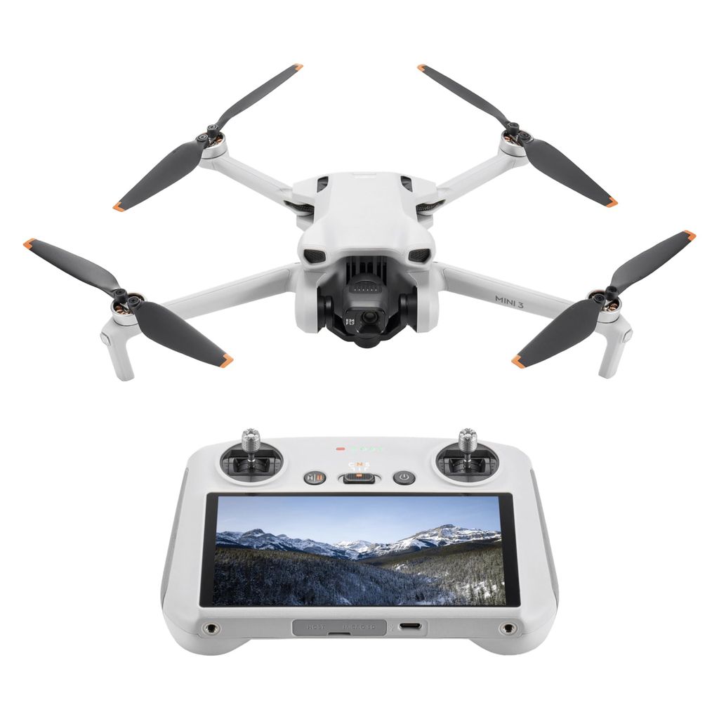 DJI Mini 3 (DJI RC) – Dron Mini con Mando a distancia y cámara, ligero y plegable con vídeo 4K HDR, 38 min de tiempo de vuelo