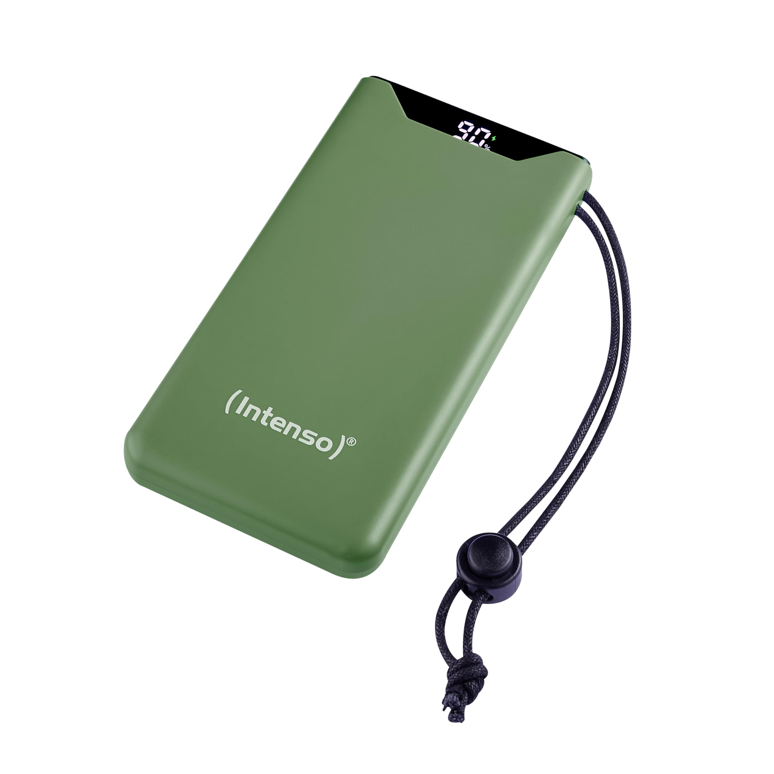 Intenso Batería Externa 10000 mAh con PD y QC, USB-C y USB-A, Verde