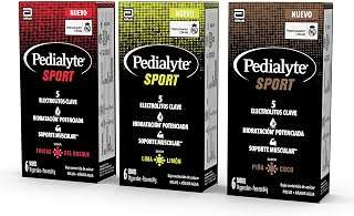 Pedialyte Sport - Pack Multisabor con sabor a Frutas del Bosque, Lima Limón y Piña Coco Hidratación Potenciada (1)