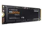 Unidad interna de estado sólido (SSD) PCIe NVMe M.2 (2280) de Samsung 970 EVO Plus de 1 TB (MMZ-V7S1T0BW), negra