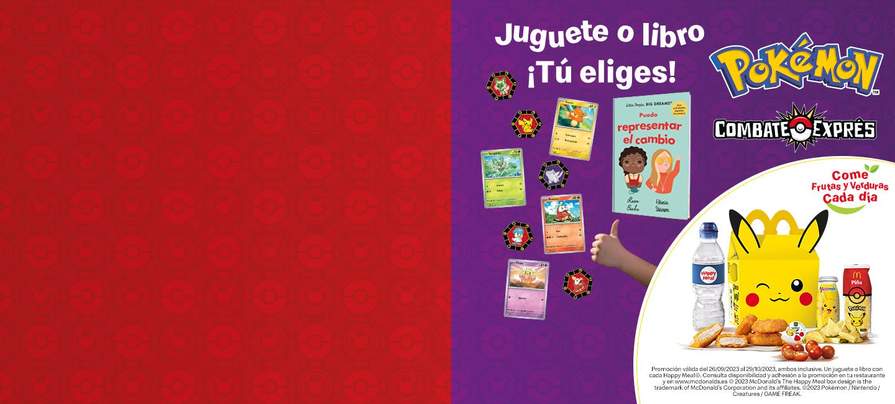 Todas las Cartas de Pokémon Escarlata y Púrpura del Menú Happy Meal de  McDonald's