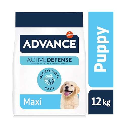 Advance Maxi Puppy, Pienso para Perritos Puppy (2 a 12 meses) de Razas Grandes con Pollo, 12kg