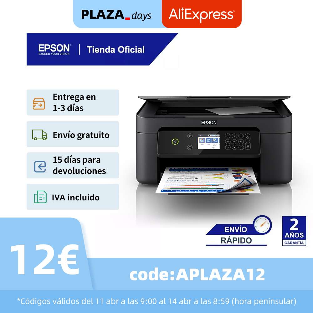 20% DESCUENTO + 12€ CUPÓN ALIEXPRESS - IMPRESORA MULTIFUNCIÓN EPSON  EXPRESSION HOME XP-4150 » Chollometro