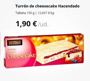 Turrón de Cheesecake 150g x 1,90€