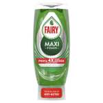 Fairy Maxi Poder Lavavajillas Liquido a Mano, 3.5 L (8 x 440 ml), Con Poder Antigrasa