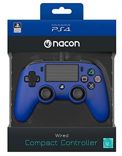 Nacon - Compact Mando Gaming Controller con Cable - Azul