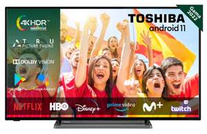TV LED Toshiba 55" 55UA3D63DG 4K, Android TV 11, Direct Led, Sonido Onkyo