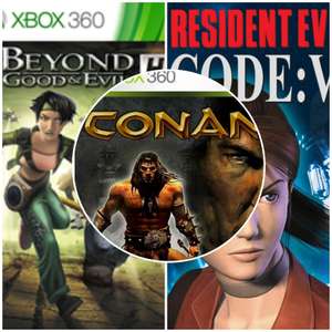 Conan, Resident Evil Code: Veronica, Beyond Good & Evil, Darksiders [Xbox 360]
