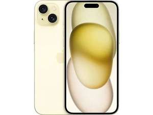 Apple iPhone 15 Plus, Amarillo, 128 GB, 5G, 6.7 " Pantalla Super Retina XDR, Chip A16 Bionic, iOS ( +AMAZON)