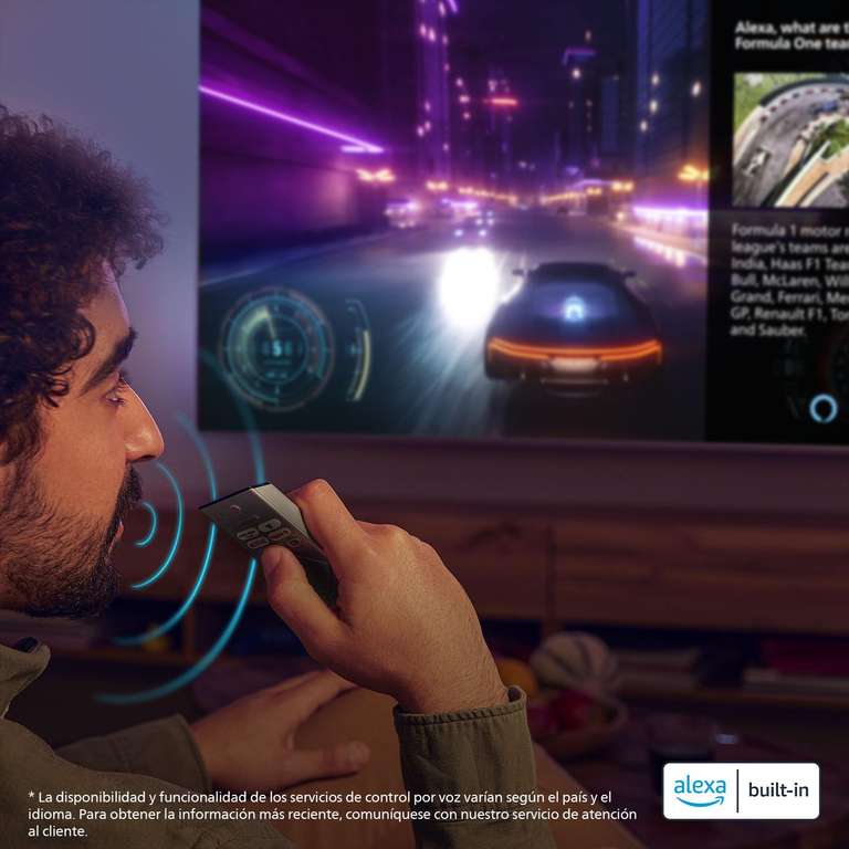 Smart TV Philips 43PUS7200 | 4K Ultra HD 43 Pulgadas | Plataforma Titan OS | Sonido Dolby Atmos | Compatible Con Alexa Y Google Assistant
