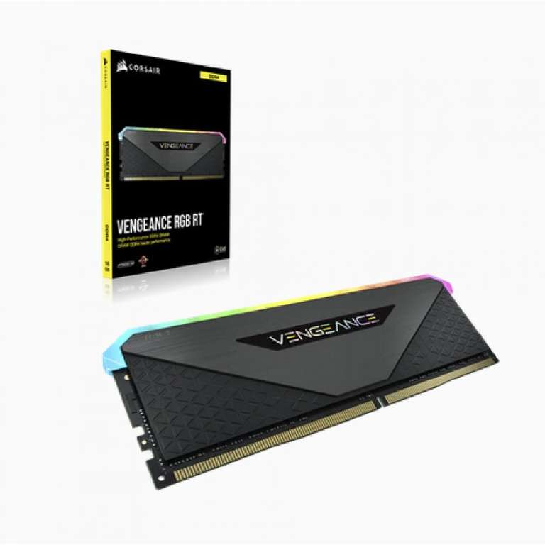 MEMORIA RAM CORSAIR VENGEANCE RGB RT DDR4 3600MHZ 32GB (2X16GB) CL16