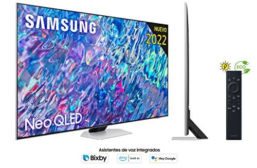 Samsung Smart TV Neo QLED 4K 2022 55QN85B - 55" con Resolución 4K, Quantum Matrix Technology, Procesador Neo QLED 4K