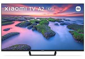 TV LED 43" - Xiaomi TV A2, UHD 4K, Smart TV, HDR10, Dolby Vision, Dolby Audio, DTS-HD, Inmersive Limitless Unibody, Negro