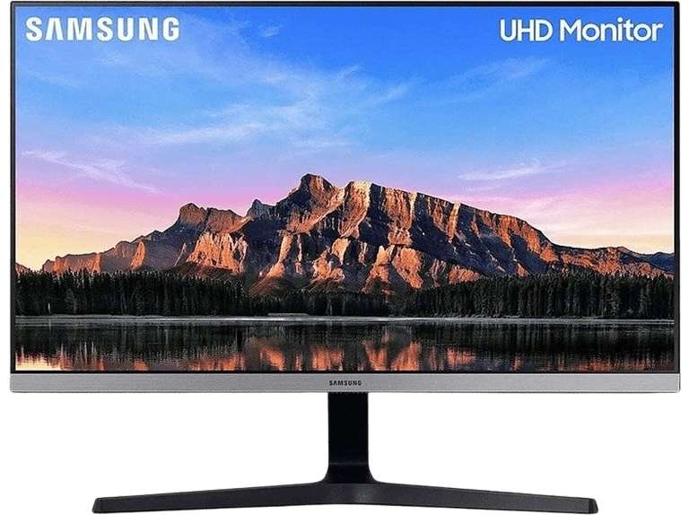 Monitor - Samsung LU28R550UQRXEN, 28" UHD 4K, 300 cd/m², 4 ms, 60 Hz, HDMI, AMD FreeSync, Modo juego, Gris