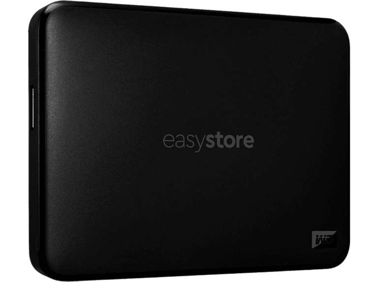 Disco duro externo 2 TB - WD Easystore, Portátil, HDD, USB 3.2 Gen 1