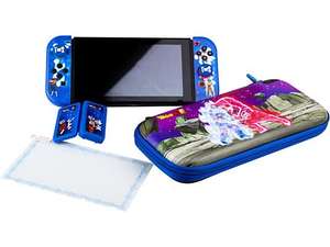 Funda + protector pantalla - FR-TEC Dragon Ball, Para Nintendo Switch, Plástico y vidrio templado, Multicolor