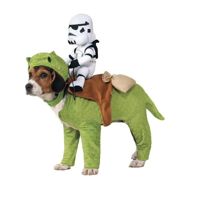 Disfraz para perro basado en el universo de Star Wars.