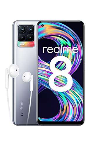 Realme 8 Pantalla AMOLED 6.4", 8GB RAM +128GB, MediaTek Helio G95