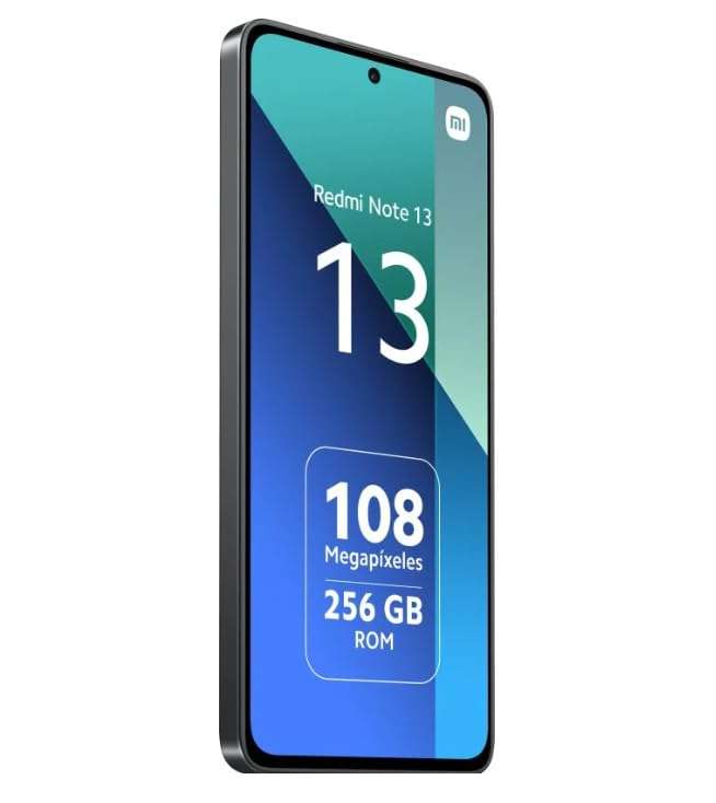 Xiaomi Smartphone Redmi Note 13, Version Global, 8+256GB, Pantalla Amoled de 6,67 Pulgadas, 120Hz, Dimensity 6080, 100MP, 5000mAh