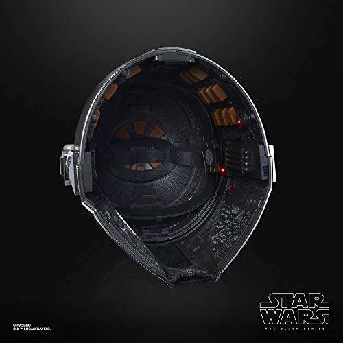 Star Wars The Black Series - The Mandalorian - Casco electrónico Premium - Artículo de colección para Juego de rol -Edad: 14+