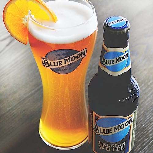 Blue Moon - Cerveza estilo Belgian White - Alc. 5,4% - 24 Botellas de 330 ml - Total: 7920 ml, a 1,29€/unidad