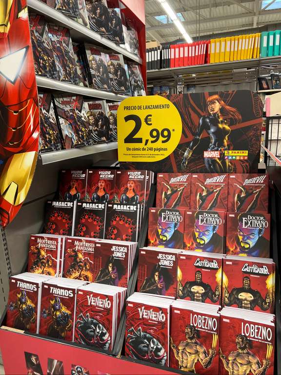 Nuevos cómic Marvel en Carrefour