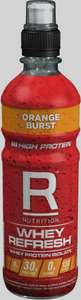 Reflex Nutrition Whey Refresh, Bebida de Proteína, sin Azúcares Añadidos - Sabor Naranja - 20 x 500 ml Botellas