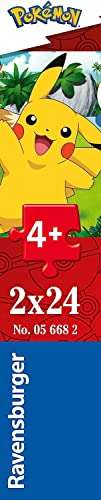 Puzzle Pokémon, Colección 2 x 24, 2 Puzzle de 24 Piezas, Puzzle para Niños, Edad Recomendada 4+ Años