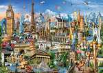 Educa - Ámsterdam paisajes y Lagos Puzzle, 2000 Piezas, Multicolor (17127) & Italian Fascino Puzzle, 2000 Piezas, Multicolor (18009)