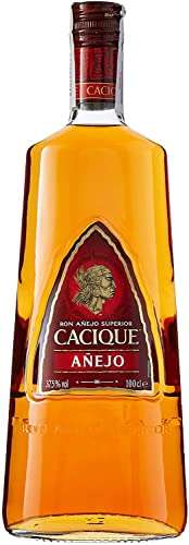 4 botellas Cacique Añejo Ron, 1L (4L total)
