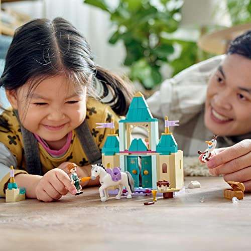 LEGO 43204 Disney Frozen Castillo de Juegos de Anna y Olaf